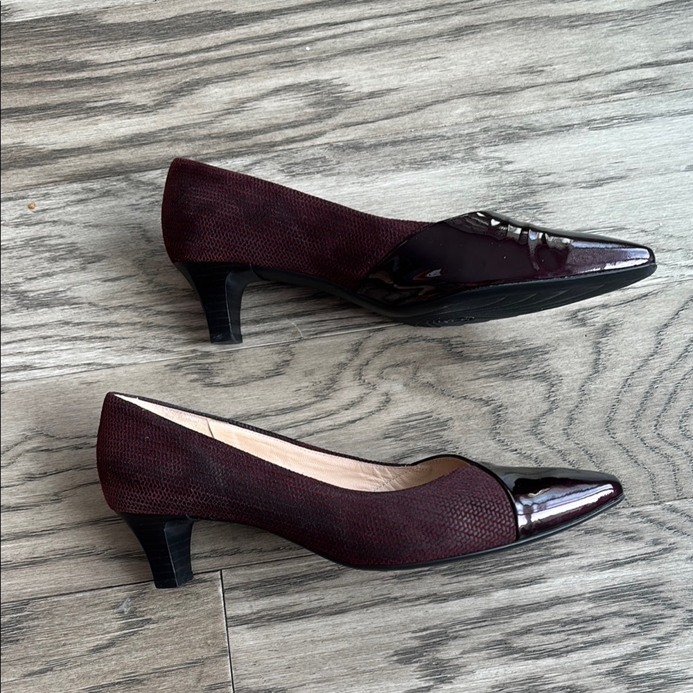 Peter Kaiser Women's Burgundy Pumps size 5, US7.5 - Picture 14 of 15